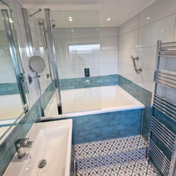Omnitub 1400 x 1400 deep soaking tub 600mm depth square - main product view
