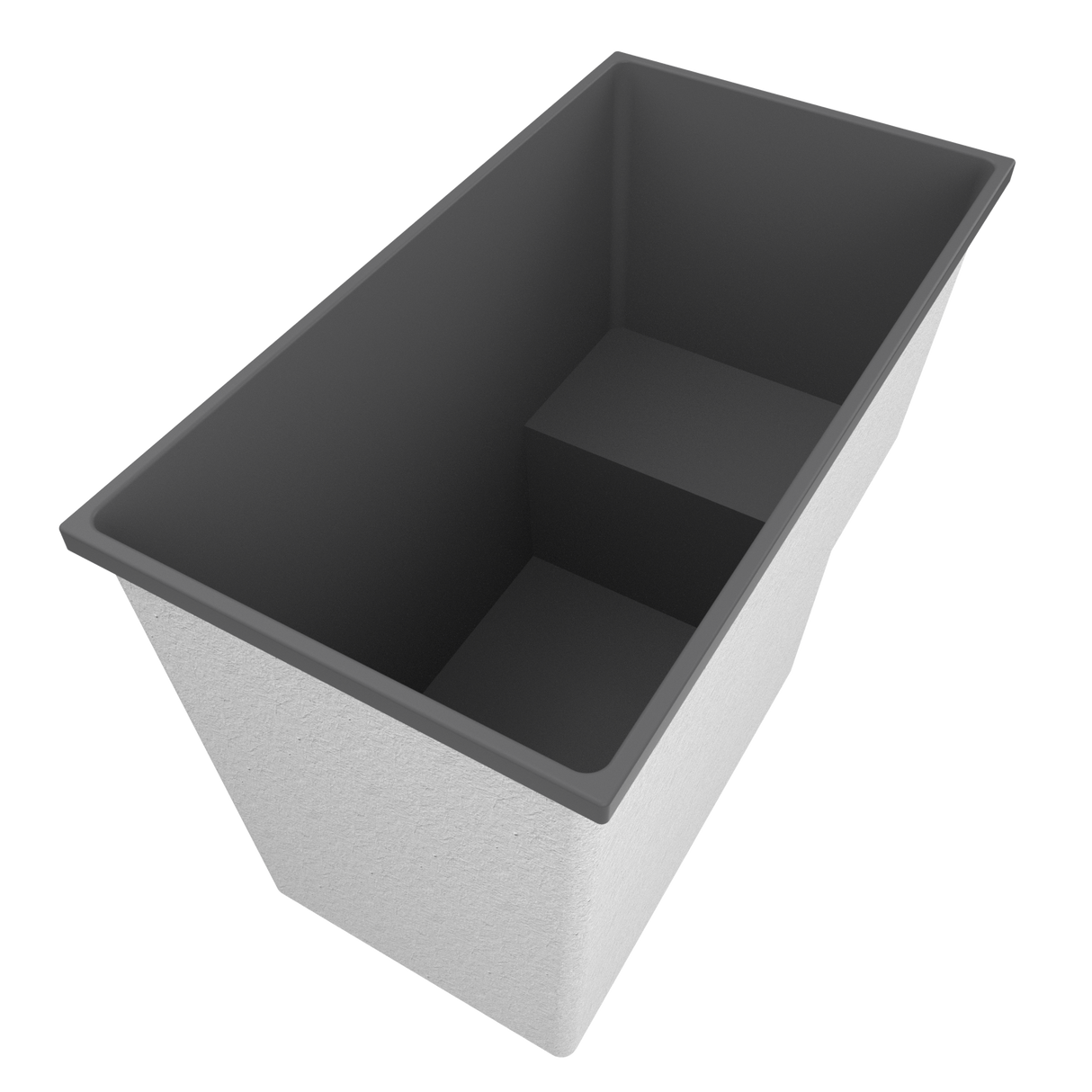 Deep Bathtub With Seat 1495 L x 800 W x 1000 Depth Handmade by Omnitub