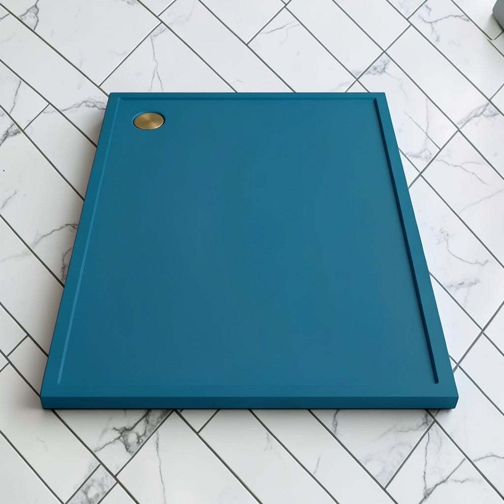 Omnitub 2000 x 1000 rectangular shower tray 35mm slim non-slip - bathroom installation