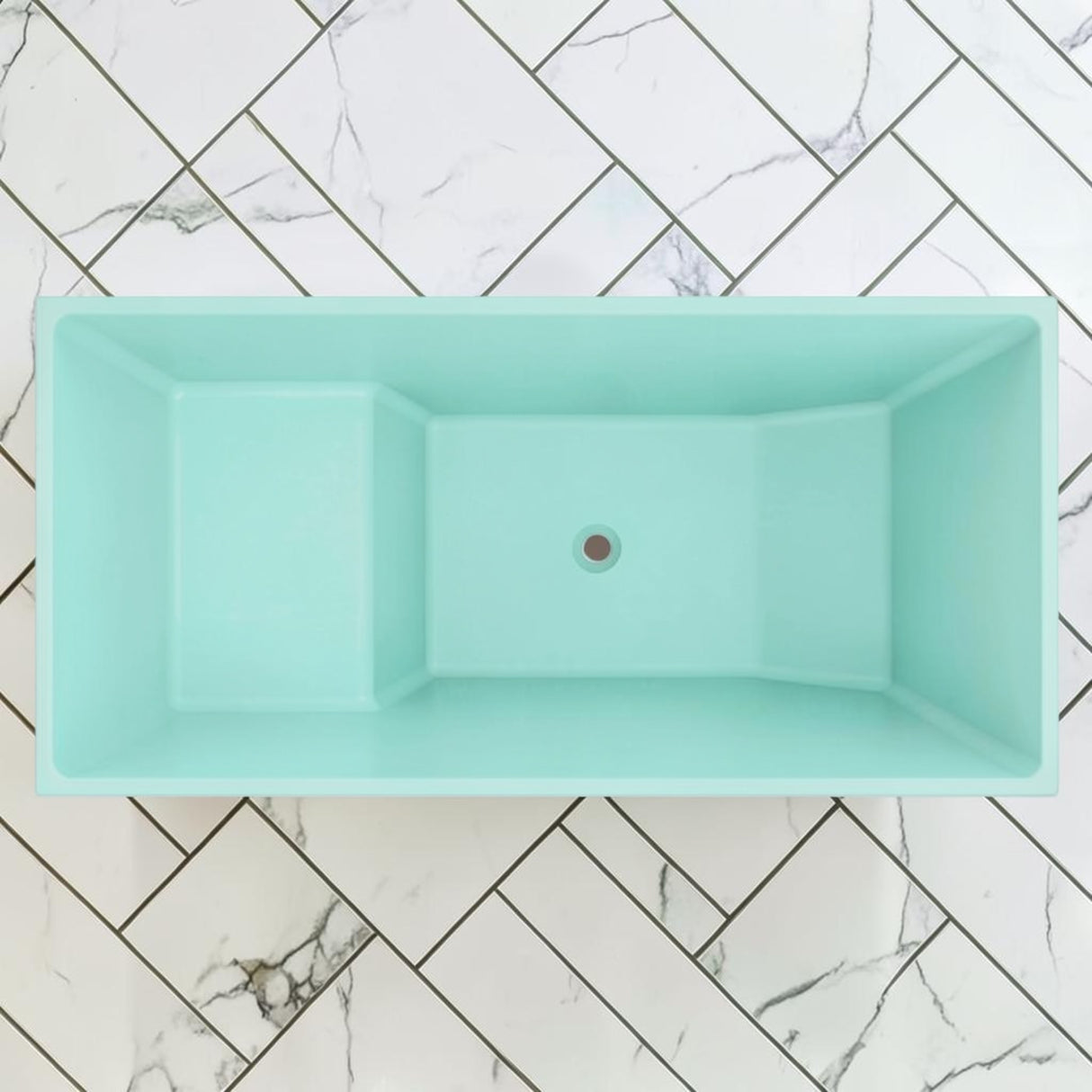 1350 x 700 Seated Soaking Tub – 1000mm Depth – Rectangular – Omnitub