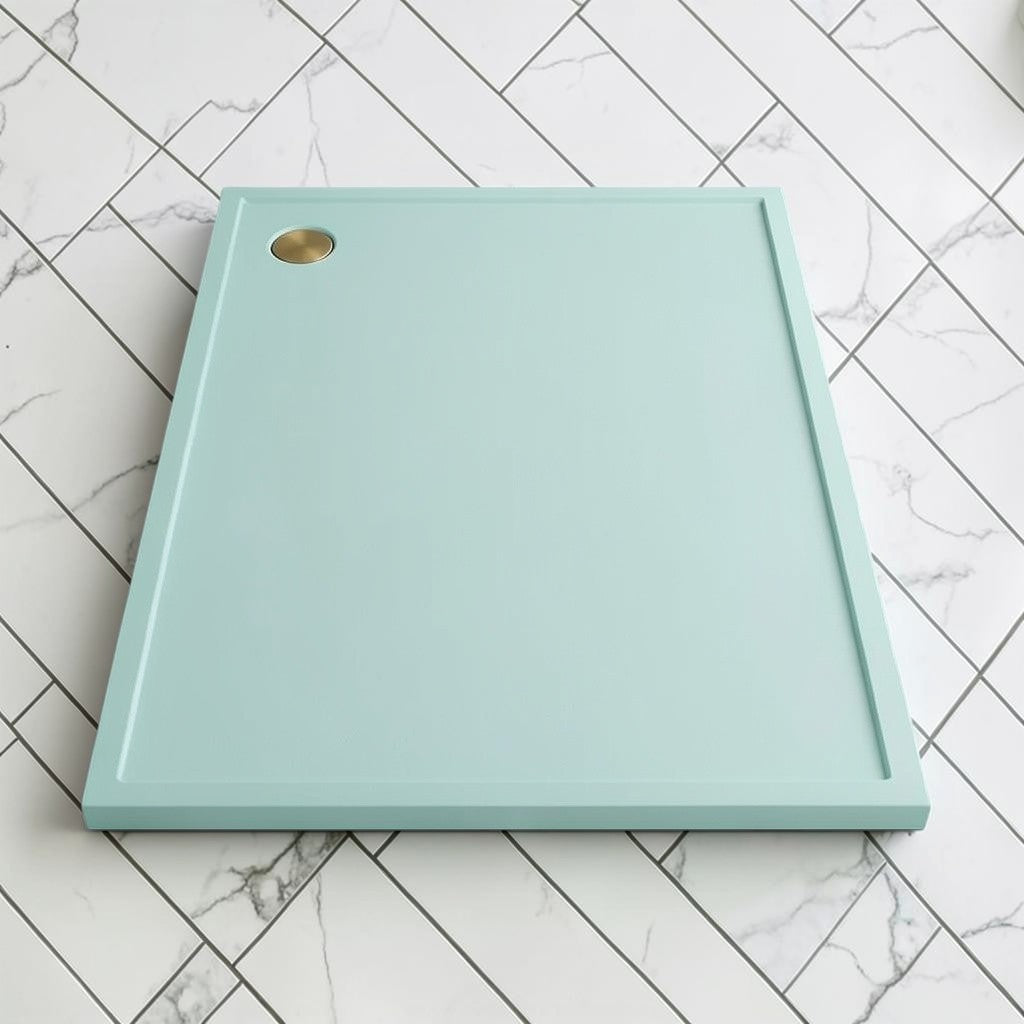 Omnitub 2000 x 1000 rectangular shower tray 35mm slim non-slip - design feature