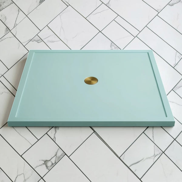 Omnitub 1500 x 1500 square shower tray 35mm slim non-slip - bathroom installation