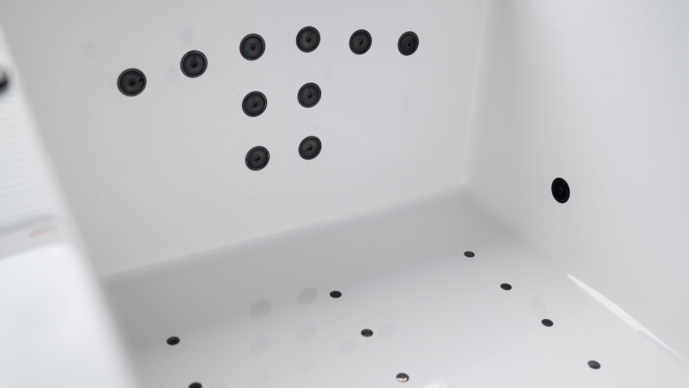 Omnitub extra deep whirlpool bath installed