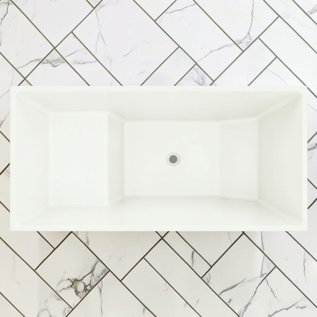 1350 x 700 Seated Soaking Tub – 1000mm Depth – Rectangular – Omnitub