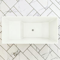 1350 x 700 Deep Seated Whirlpool Bath – 1000mm Depth by Omnitub