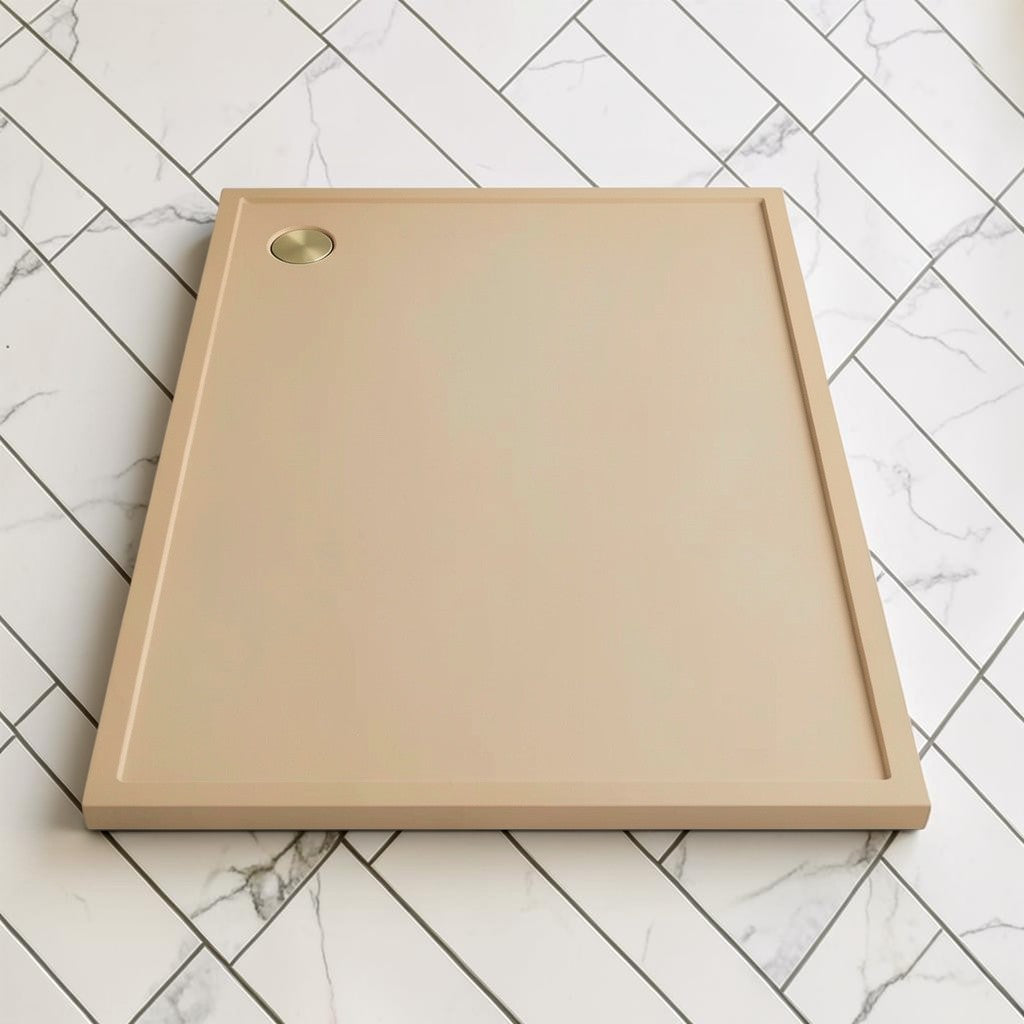Omnitub 2000 x 1000 rectangular shower tray 35mm slim non-slip - feature highlight