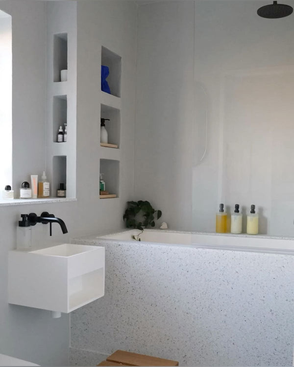 Omnitub 1400 x 800 deep soaking tub 600mm depth rectangular - main product view