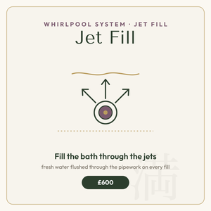Omnitub Jet Fill add-on — fill the bath through the jets