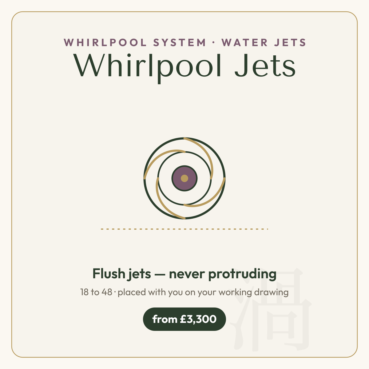 Omnitub Whirlpool Jets — Grand