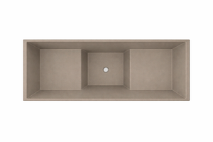 Baignoire à assise profonde 1100 L x 700 W x 1000 H Baignoire de trempage japonaise d'Omnitub