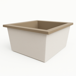 1400 L x 1200 W x 625 H. Bain profond. Omnitub Duo Flow