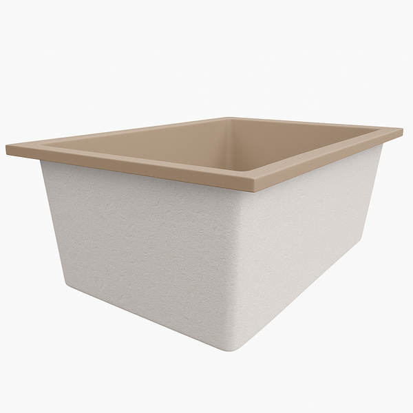 Omnitub Solo Plus 1250 x 1050 handmade UK deep soaking tub 600mm depth wide rectangular - interior detail 2