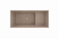 1500 x 700 Deep Seated Whirlpool Bath – 1000mm Depth by Omnitub