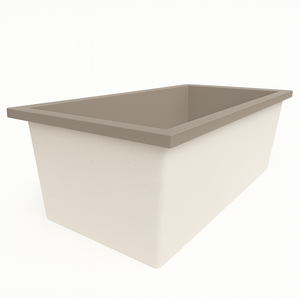 Deep Bathtub 1750 L x 950 W x 600 Soaking Depth Handmade by Omnitub