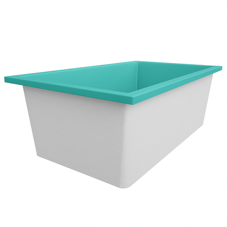 Deep Bathtub 1900 L x 900 W x 600 Soaking Depth Handmade by Omnitub
