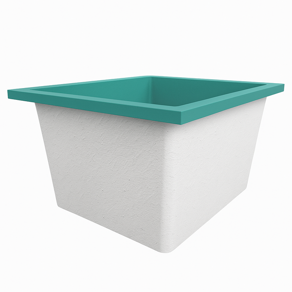 Omnitub Solo Extra 1150 x 900 handmade UK deep soaking tub 600mm depth rectangular - additional view 2