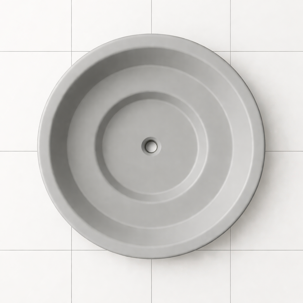 1500 Diameter Soaking Tub – 1000mm Depth – Round by Omnitub - styled setting
