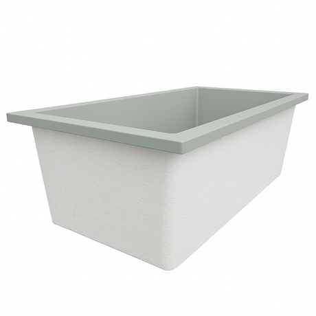 Deep Bathtub 1750 L x 950 W x 600 Soaking Depth Handmade by Omnitub