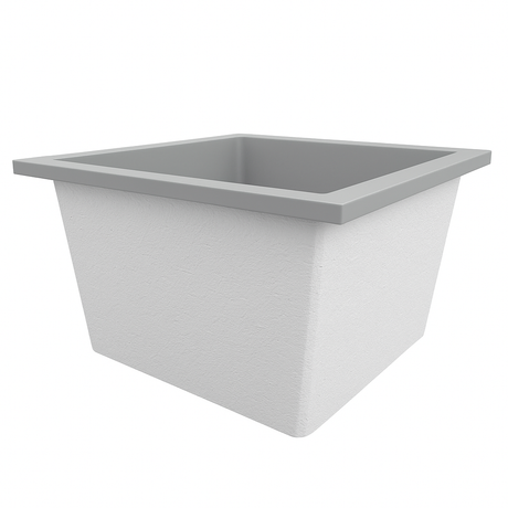 1050 L x 1050 W x 625 H. Petite baignoire profonde. Omnitub Duo