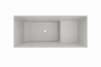 1500 x 700 Deep Seated Whirlpool Bath – 1000mm Depth by Omnitub