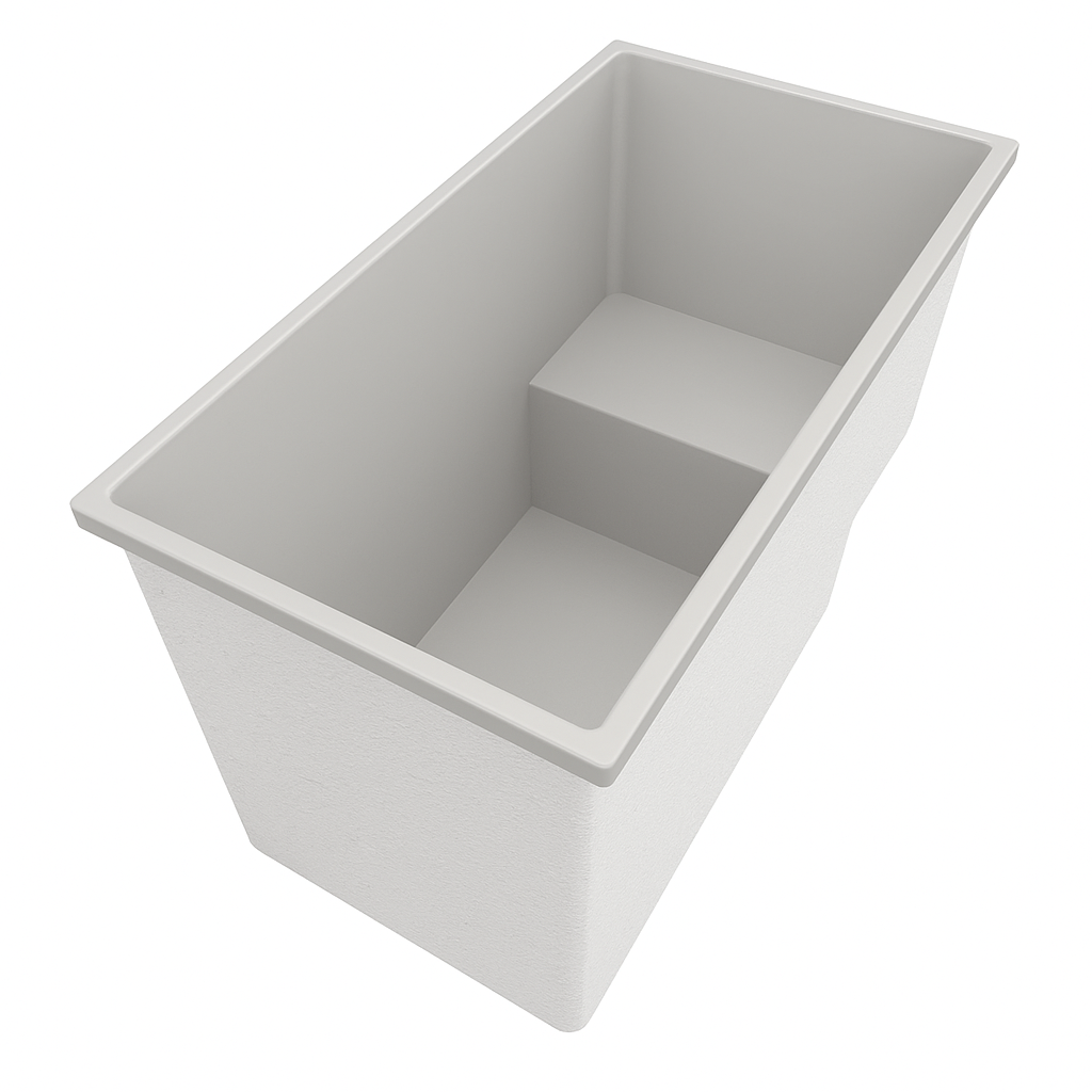1495 x 800 Seated Soaking Tub – 1000mm Depth – Rectangular – Omnitub