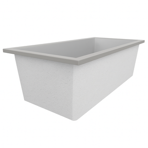 Deep Bathtub 1900 L x 900 W x 600 Soaking Depth Handmade by Omnitub
