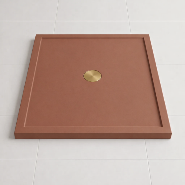 Omnitub 740 × 590 Rectangular Shower Tray – 35mm Slim Non-Slip - interior detail