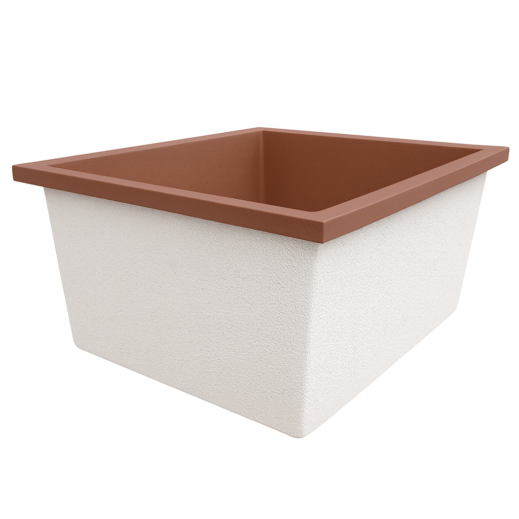 1400 L x 1200 W x 625 H. Bain profond. Omnitub Duo Flow