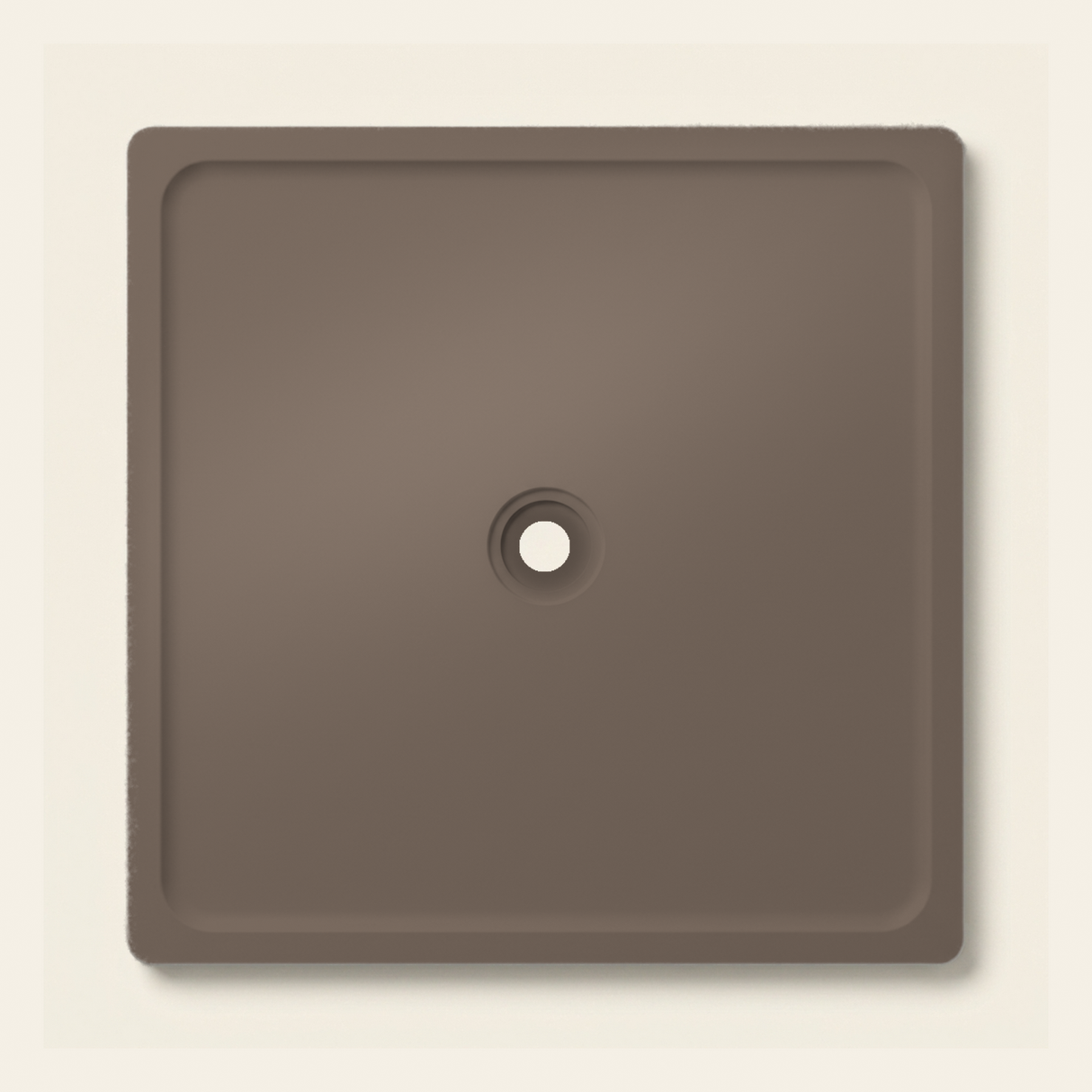 OMN-V5B Beaver Brown — 1500 x 1500 shower tray