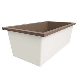 Deep Bathtub 1750 L x 950 W x 600 Soaking Depth Handmade by Omnitub