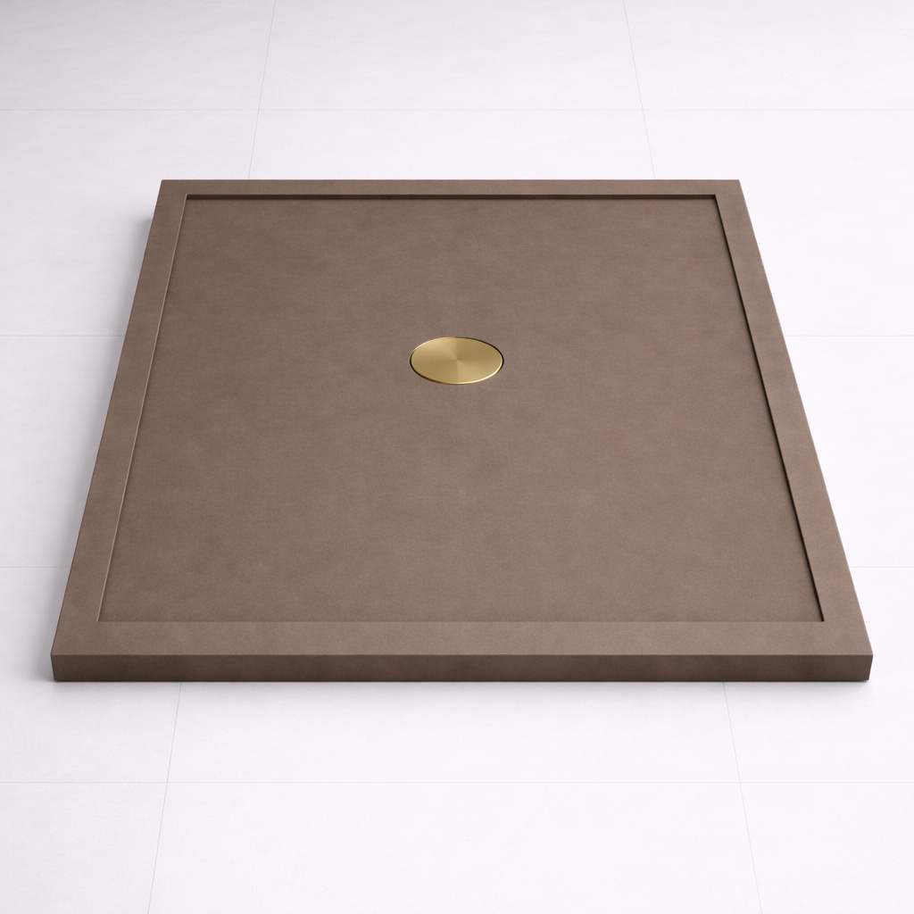 Omnitub 740 × 590 Rectangular Shower Tray – 35mm Slim Non-Slip - close-up detail 3
