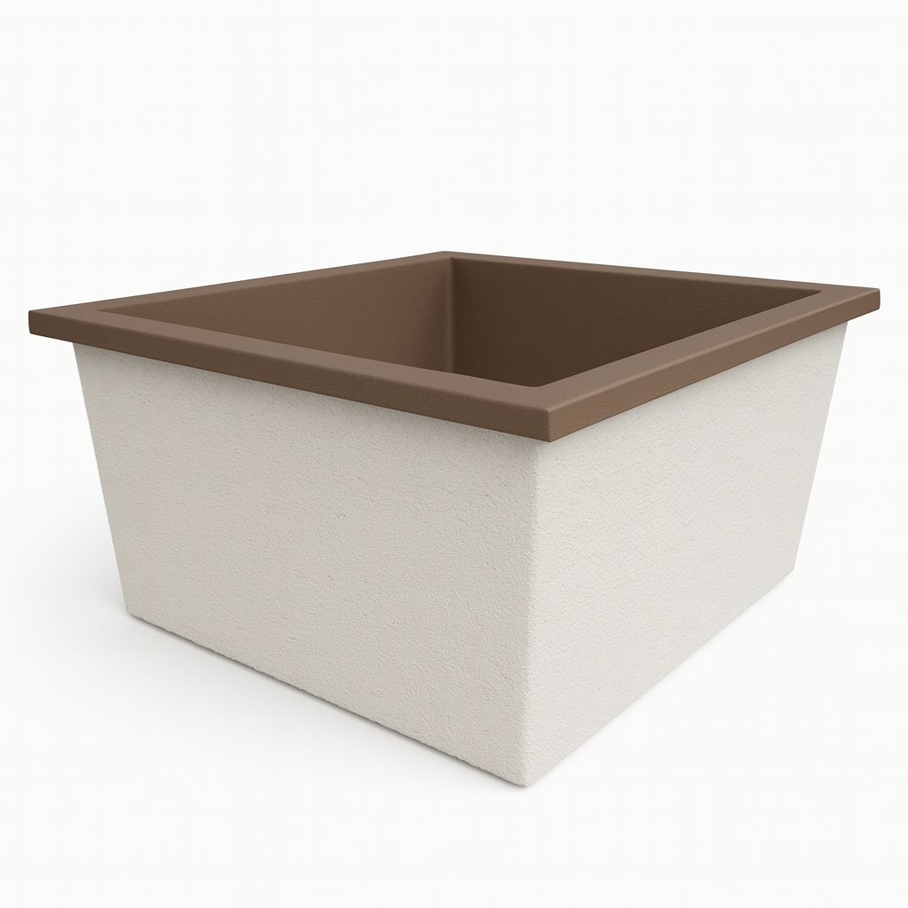 1400 L x 1200 W x 625 H. Bain profond. Omnitub Duo Flow