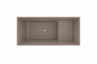 1500 x 700 Deep Seated Whirlpool Bath – 1000mm Depth by Omnitub