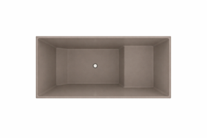 Baignoire à assise profonde 1100 L x 700 W x 1000 H Baignoire de trempage japonaise d'Omnitub