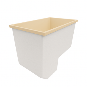 Deep Bathtub With Seat 1100 L x 700 W x 1000 Depth Handmade by Omnitub