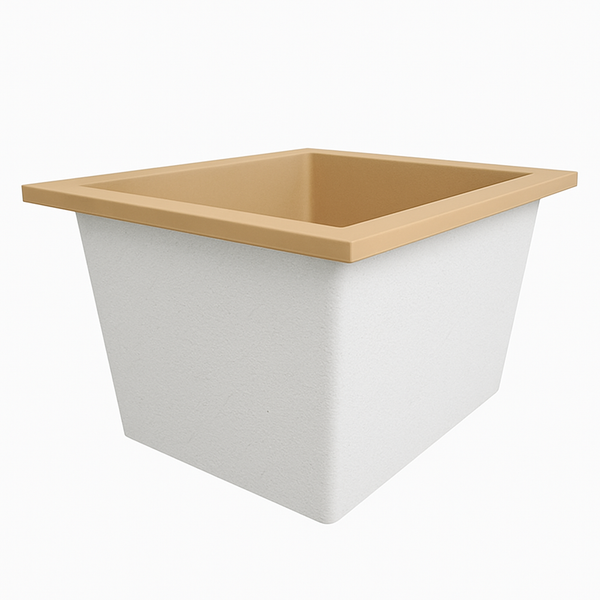 Omnitub Solo Extra 1150 x 900 handmade UK deep soaking tub 600mm depth rectangular - gallery image 2