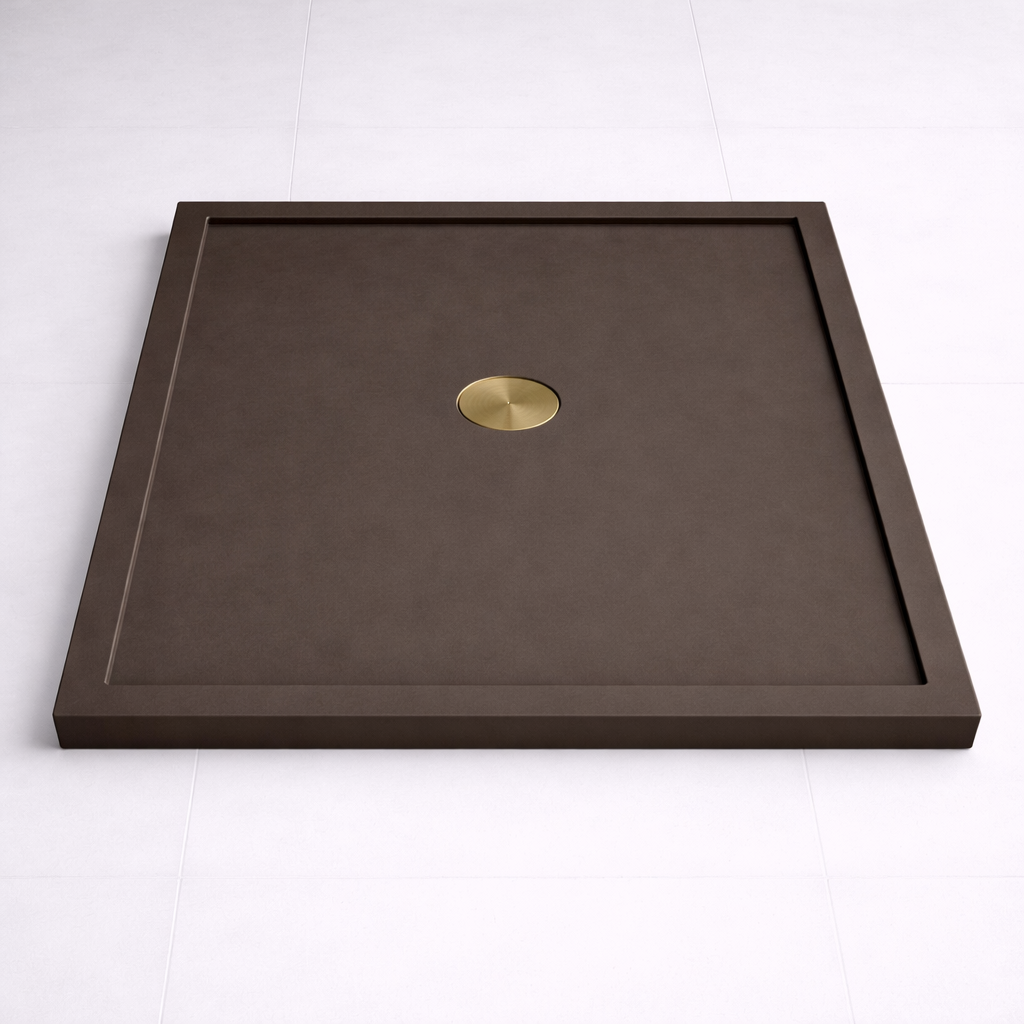 Omnitub 740 × 590 Rectangular Shower Tray – 35mm Slim Non-Slip - dimensions overview 3