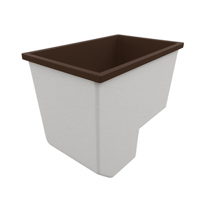 Deep Bathtub With Seat 1100 L x 700 W x 1000 Depth Handmade by Omnitub