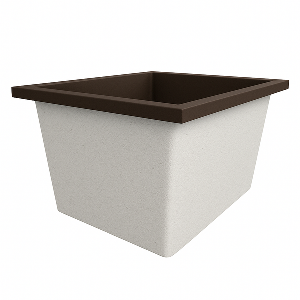 Omnitub Solo Extra 1150 x 900 handmade UK deep soaking tub 600mm depth rectangular - main product view 3