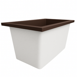 Omnitub 1250 x 750 Deep Soaking Bathtub – 600mm Internal Depth – Rectangular