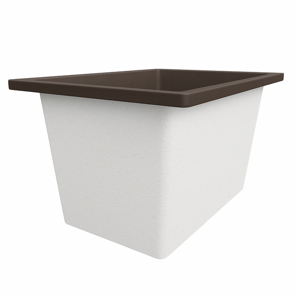 Omnitub Solo Max 1050 x 800 handmade UK deep soaking tub 600mm depth rectangular - product overview