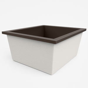 1400 L x 1200 W x 625 H. Bain profond. Omnitub Duo Flow