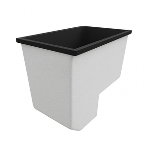 Deep Bathtub With Seat 1100 L x 700 W x 1000 Depth Handmade by Omnitub