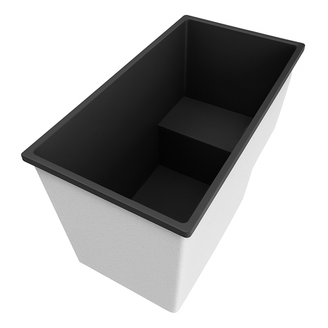 Deep Bathtub With Seat 1495 L x 800 W x 1000 Depth Handmade by Omnitub