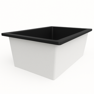 Deep Bathtub 1800 L x 1050 W x 600 Soaking Depth Handmade by Omnitub