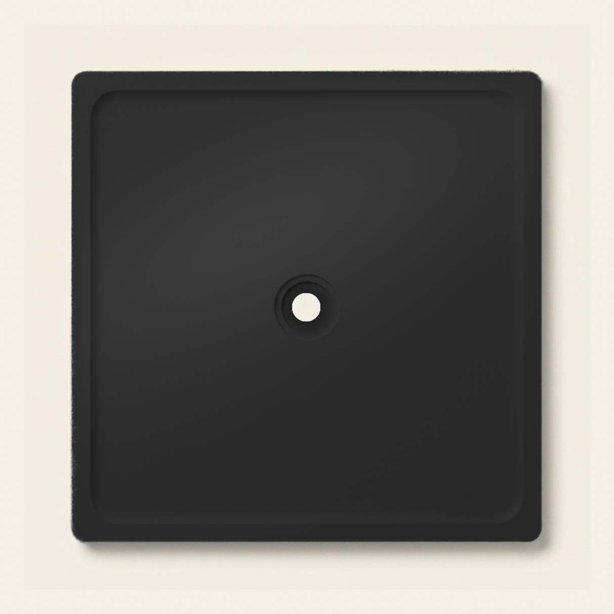 OMN-V5B Black — 1500 x 1500 shower tray