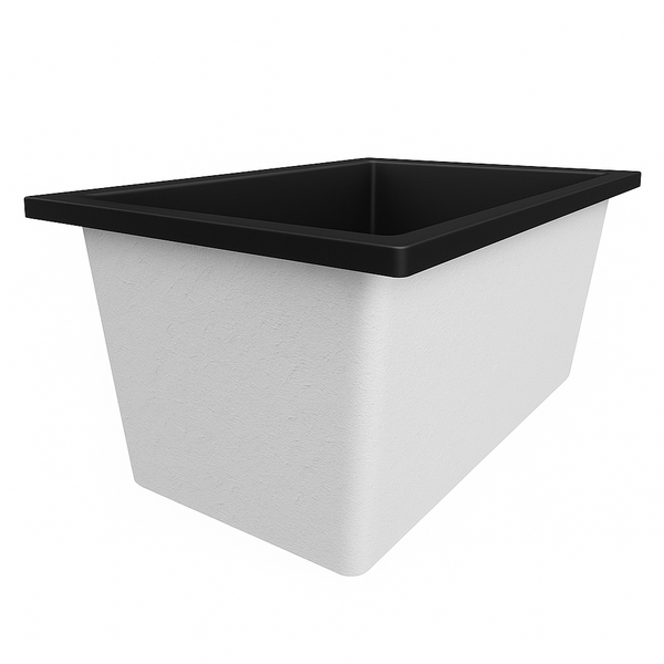 Omnitub Solo Supreme 1250 x 850 UK deep soaking tub 600mm depth rectangular - feature highlight