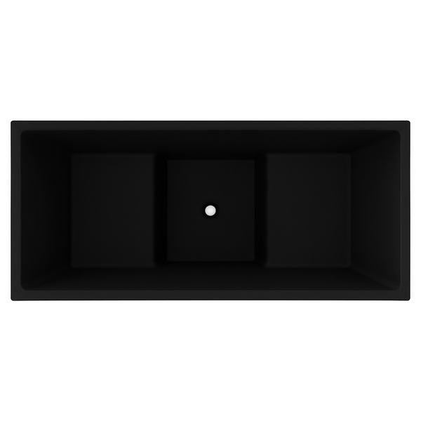 Omnitub 1500 x 700 seated soaking tub 1000mm depth - configuration detail