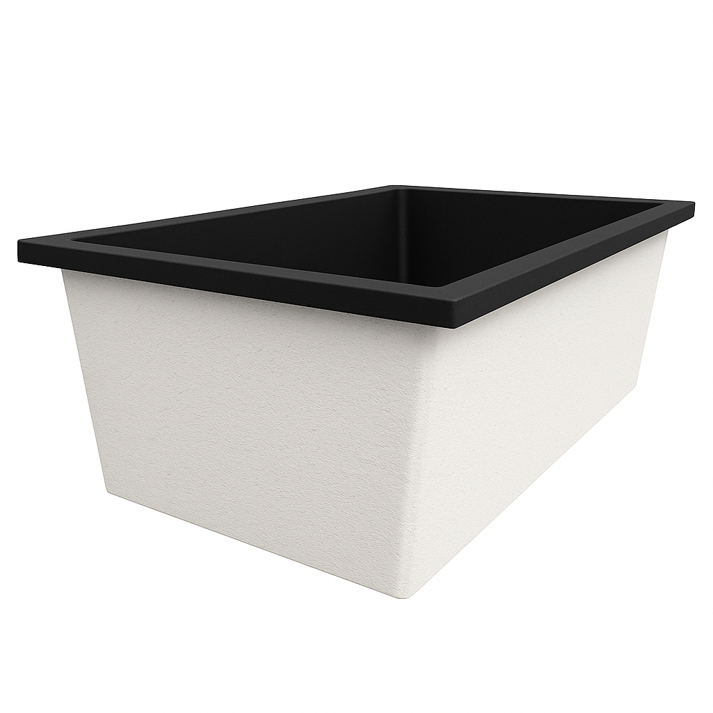 1400 L x 1200 W x 625 H. Bain profond. Omnitub Duo Flow