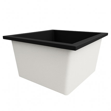 1050 L x 1050 W x 625 H. Petite baignoire profonde. Omnitub Duo